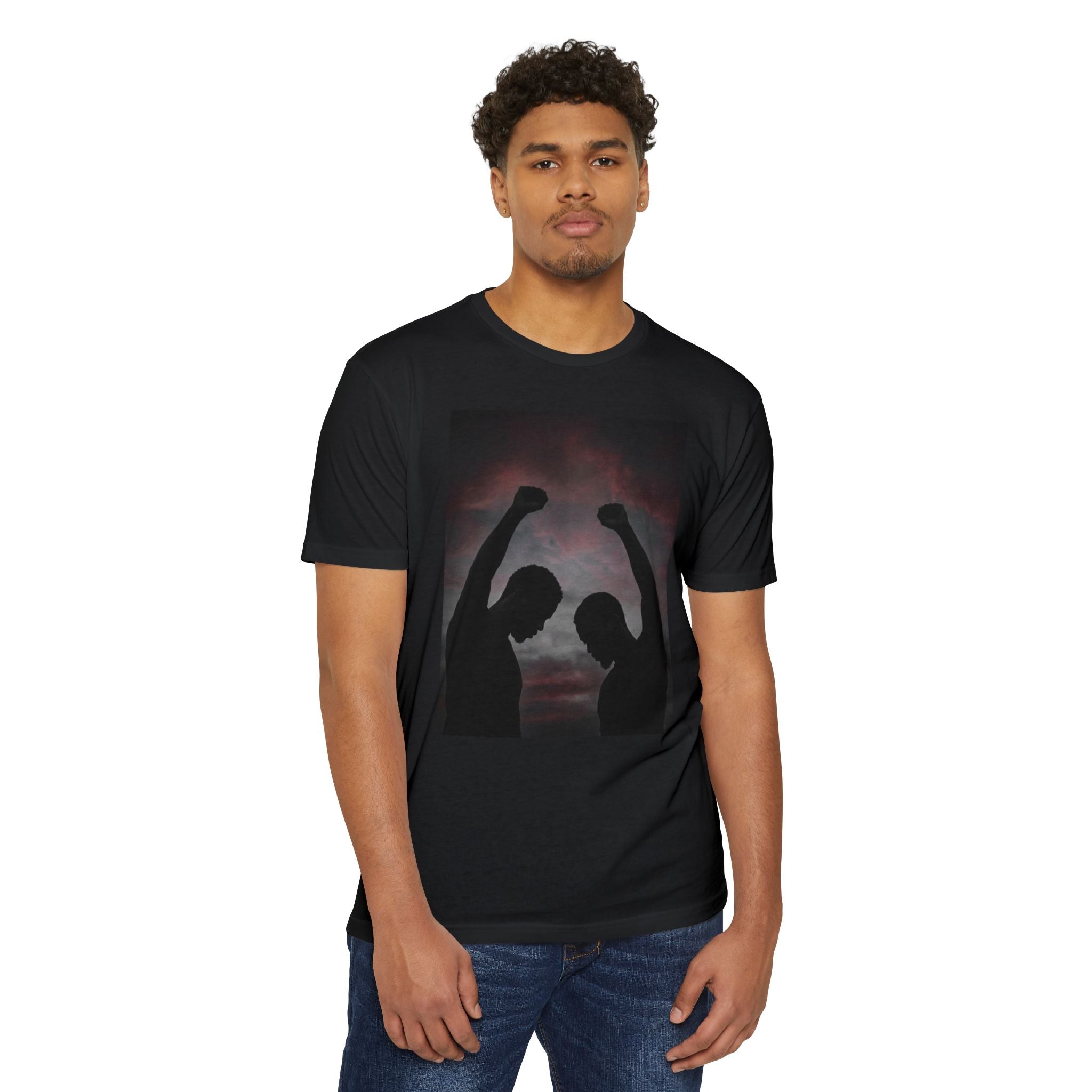 Silhouette Victory T-Shirt — Empowered Unity Graphic Tee